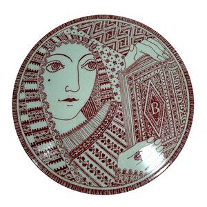 1960s Nymolle Decamerone Danish Candy Trinket Powder Bowl Dish By Artist J Bang